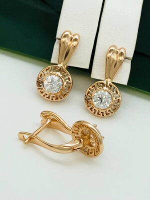 Сережки, Xuping з медичного золота позолота 18к P 21613