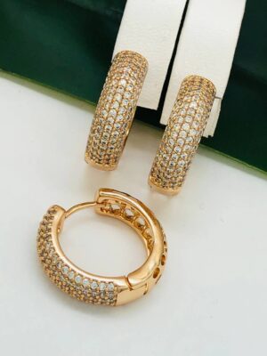 Сережки, Xuping з медичного золота позолота 18к S 21486