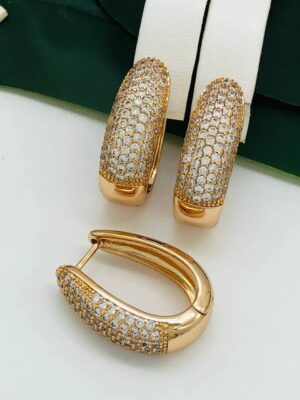 Сережки, Xuping з медичного золота позолота 18к R 21581