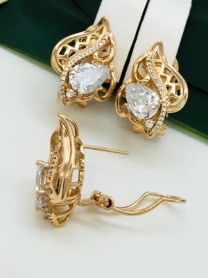 Сережки, Xuping з медичного золота позолота 18к P 21595