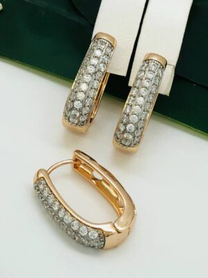 Сережки, Xuping з медичного золота позолота 18к R 21582
