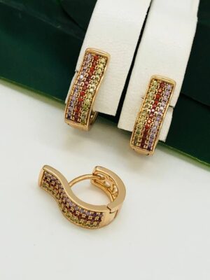 Сережки, Xuping з медичного золота позолота 18к R 21577