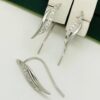 Сережки медичне срібло Ювелірна біжутерія SR 52279