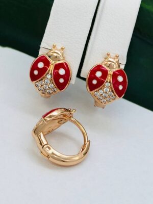 Сережки, Xuping з медичного золота позолота 18к А 21640