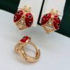 Сережки, Xuping з медичного золота позолота 18к А 21638