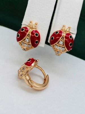 Сережки, Xuping з медичного золота позолота 18к А 21638