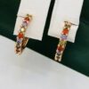 Сережки, Xuping з медичного золота позолота 18к Х 21786