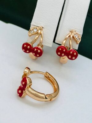 Сережки, Xuping з медичного золота позолота 18к А 21629