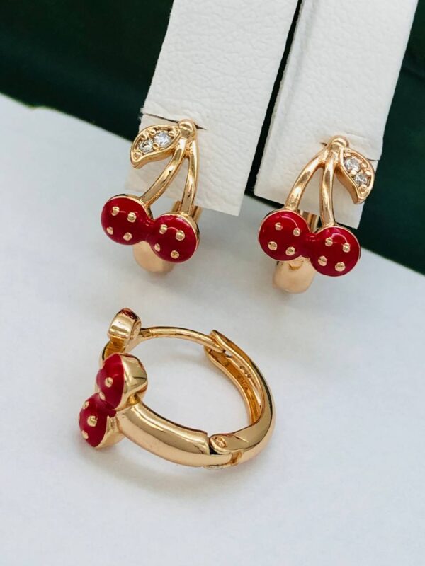 Сережки, Xuping з медичного золота позолота 18к А 21629