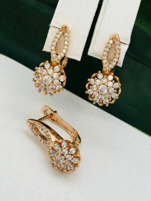 Сережки, Xuping з медичного золота позолота 18к S 21752