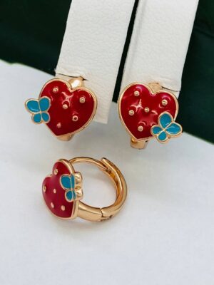 Сережки, Xuping з медичного золота позолота 18к А 21643