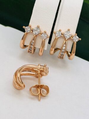 Сережки, Xuping з медичного золота позолота 18к W 21659