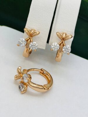 Сережки, Xuping з медичного золота позолота 18к W 21632