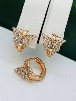 Сережки, Xuping з медичного золота позолота 18к W 21636