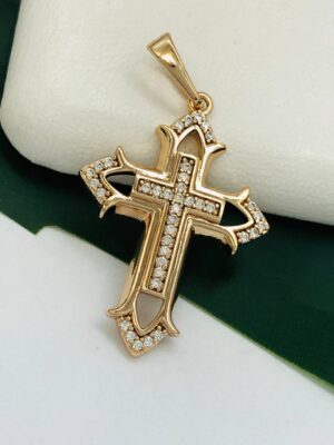 315 Хрестик. Ювелірна біжутерія XUPING