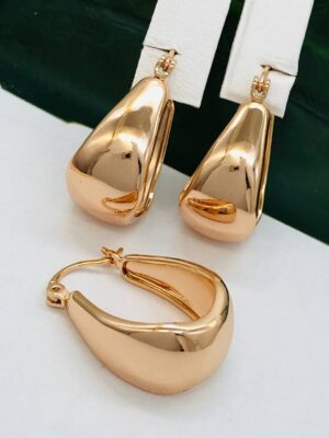 Сережки, Xuping з медичного золота позолота 18к Х 21780