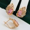 Сережки, Xuping з медичного золота позолота 18к V 22002
