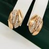 Сережки, Xuping з медичного золота позолота 18к V 22007