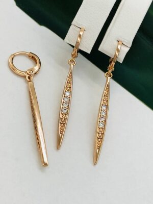 Сережки, Xuping з медичного золота позолота 18к Х 21830
