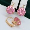 Сережки, Xuping з медичного золота позолота 18к D 21860