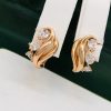 Сережки, Xuping з медичного золота позолота 18к V 22010