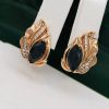Сережки, Xuping з медичного золота позолота 18к V 21998