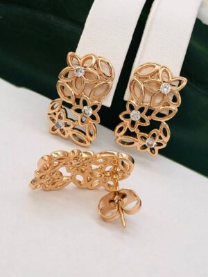 Сережки, Xuping з медичного золота позолота 18к Х 21804