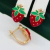 Сережки, Xuping з медичного золота позолота 18к D 21879