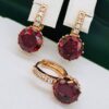 Сережки, Xuping з медичного золота позолота 18к D 21859