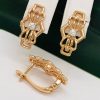 Сережки, Xuping з медичного золота позолота 18к V 21994