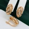 Сережки, Xuping з медичного золота позолота 18к V 22009