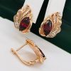 Сережки, Xuping з медичного золота позолота 18к V 22001