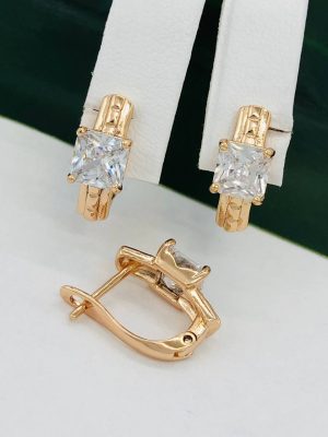 Сережки, Xuping з медичного золота позолота 18к W 22101