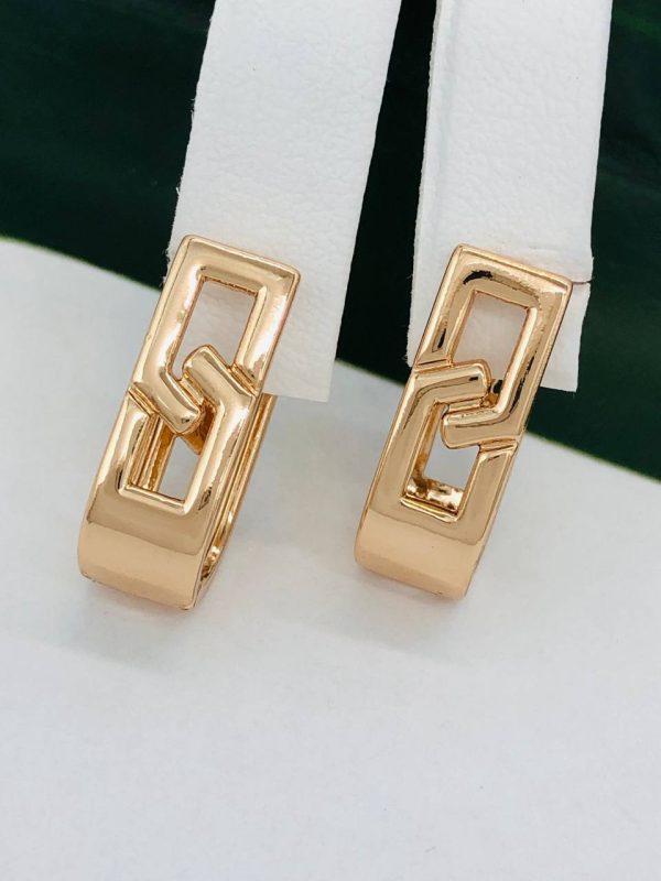 Сережки, Xuping з медичного золота позолота 18к W 22048
