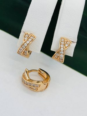 Сережки, Xuping з медичного золота позолота 18к W 22058