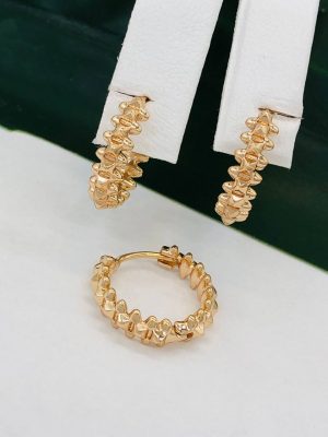 Сережки, Xuping з медичного золота позолота 18к D 22162
