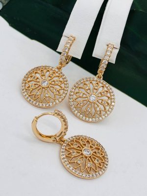 Сережки, Xuping з медичного золота позолота 18к W 22077