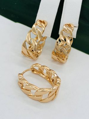 Сережки, Xuping з медичного золота позолота 18к W 22047