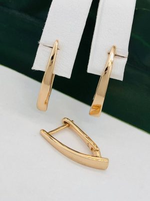 Сережки, Xuping з медичного золота позолота 18к D 22152