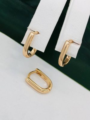 Сережки, Xuping з медичного золота позолота 18к А 22160