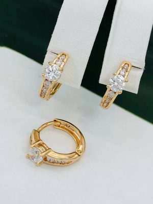 Сережки, Xuping з медичного золота позолота 18к W 22060