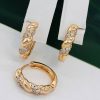 Сережки, Xuping з медичного золота позолота 18к W 22092
