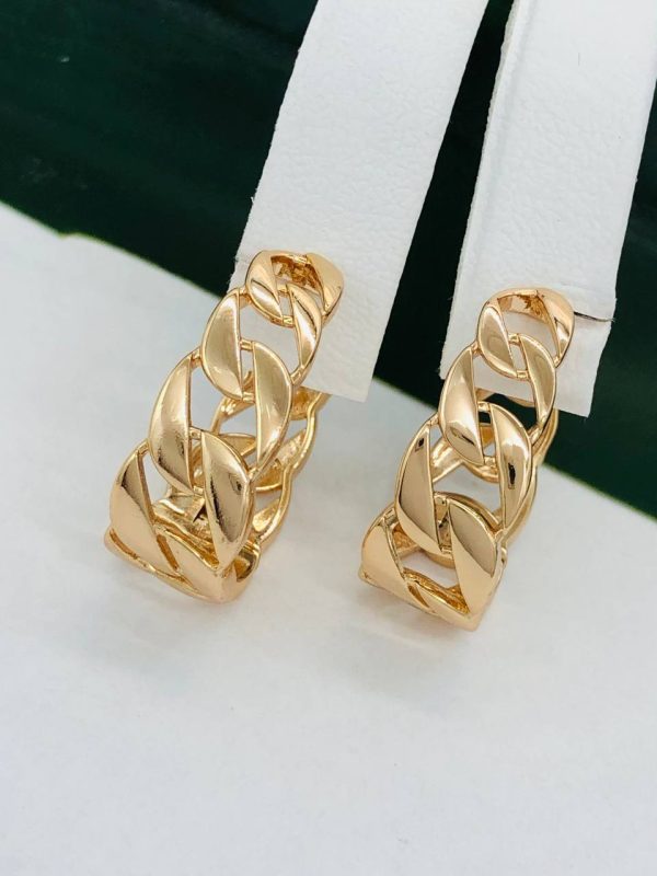 Сережки, Xuping з медичного золота позолота 18к W 22047