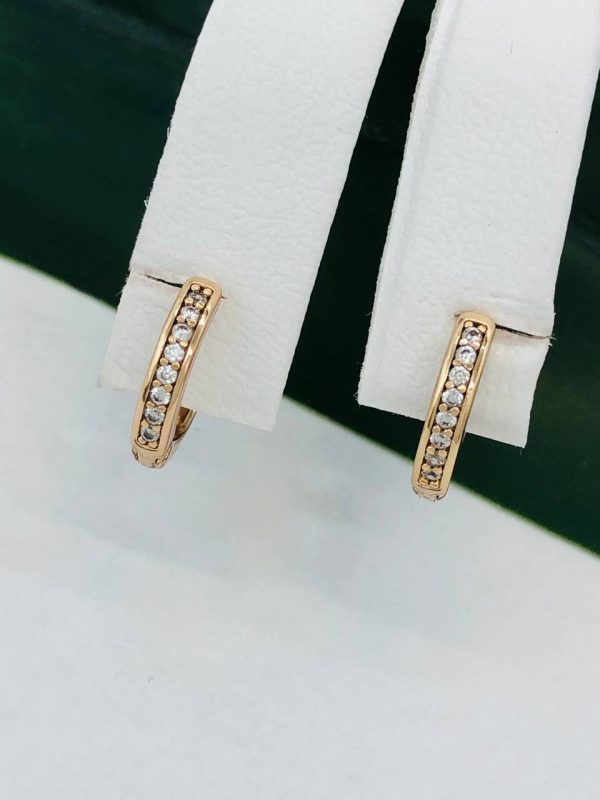 Сережки, Xuping з медичного золота позолота 18к W 22097