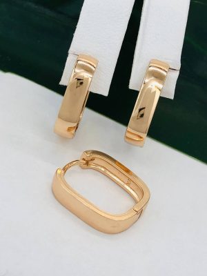 Сережки, Xuping з медичного золота позолота 18к D 22155