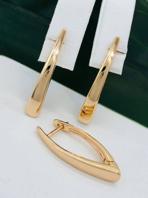 Сережки, Xuping з медичного золота позолота 18к D 22150