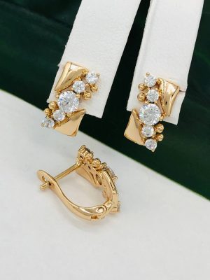 Сережки, Xuping з медичного золота позолота 18к I 22105