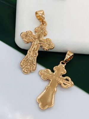 2669 Хрестик. Ювелірна біжутерія XUPING