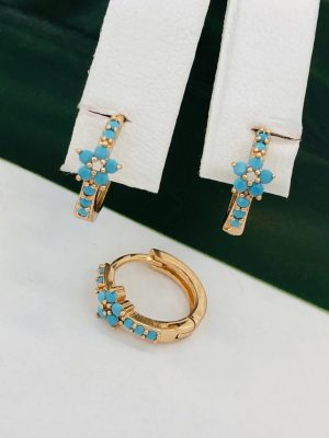 Сережки, Xuping з медичного золота позолота 18к I 22115