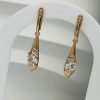 Сережки, Xuping з медичного золота позолота 18к А  22207